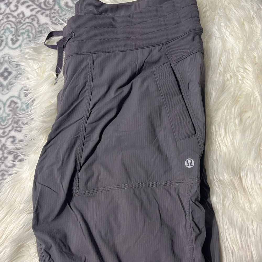 lululemon Gray Baggy Track Pants